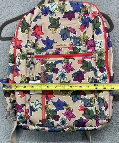 Vera Bradley Large Lighten Up Backpack Falling Flowers Neutral #21604-H93 NWT - Picture 11 of 11