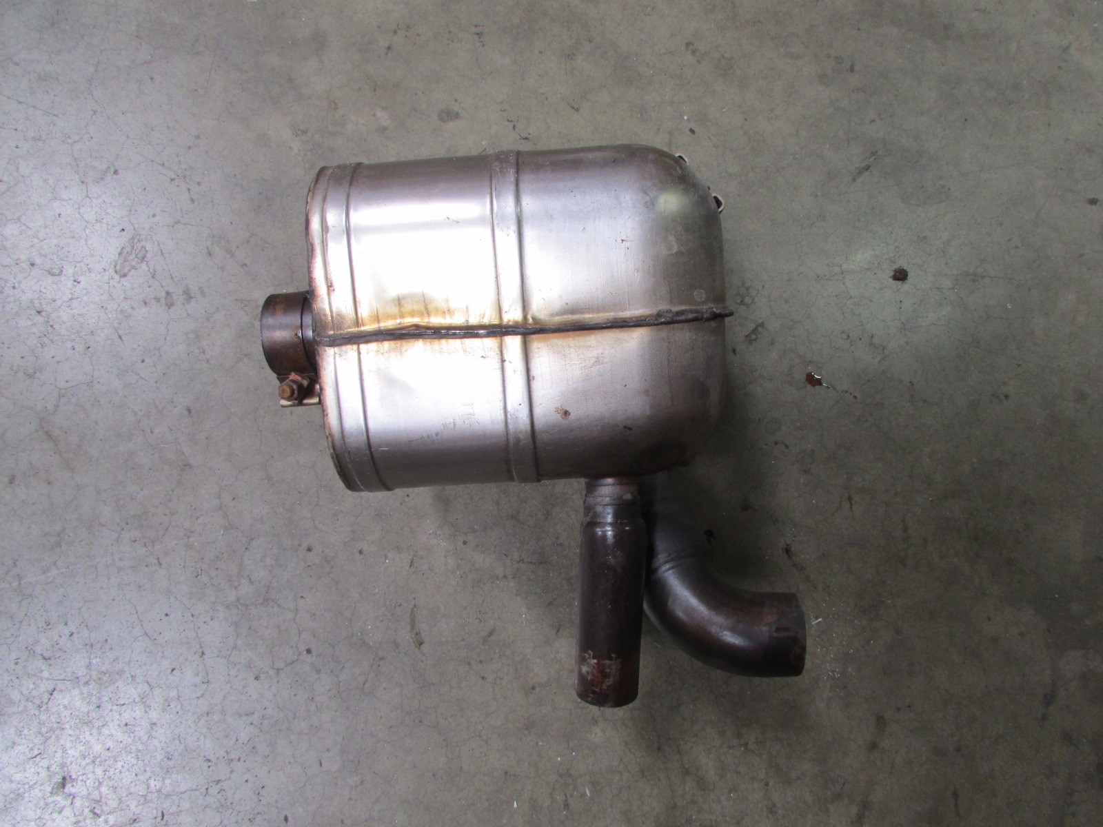 Ferrari 458 Italia, LH, Left Rear Muffler, Exhaust, Used, P/N 263065