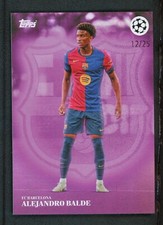 2025 ALEJANDRO BALDE 12/25 TOPPS UEFA CHAMPIONS LEAGUE SIMPLICIDAD