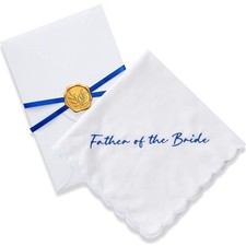 Mother of the Bride Gifts Wedding Handkerchief from Bride Something Blue