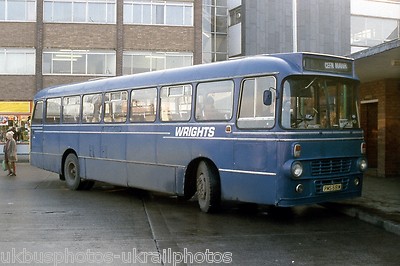 Wrights, PMS691M Wrexham 1992 Bus Foto 