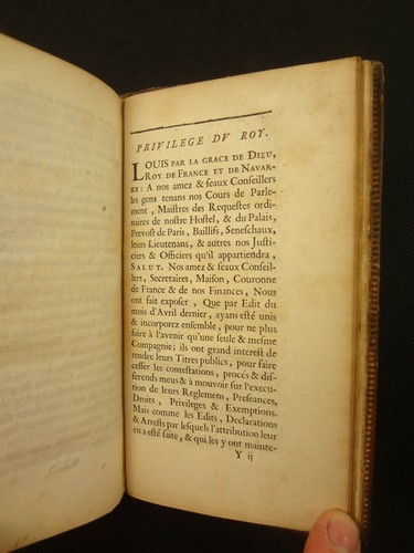 Fine bindings. 1672 Edit D'Union, Reglemens et Privileges des Secretaires du Roy - Picture 12 of 12