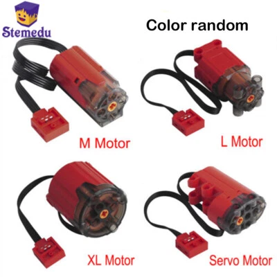 DIYMALL Upgrade Red M L XL Servo Motor Technic Power Functions 7.4V Enhanced Version