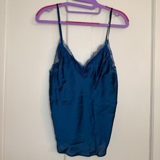 Victoria's Secret Cami and Shorts Sleep Lingerie Set Teal NWOT Size Small