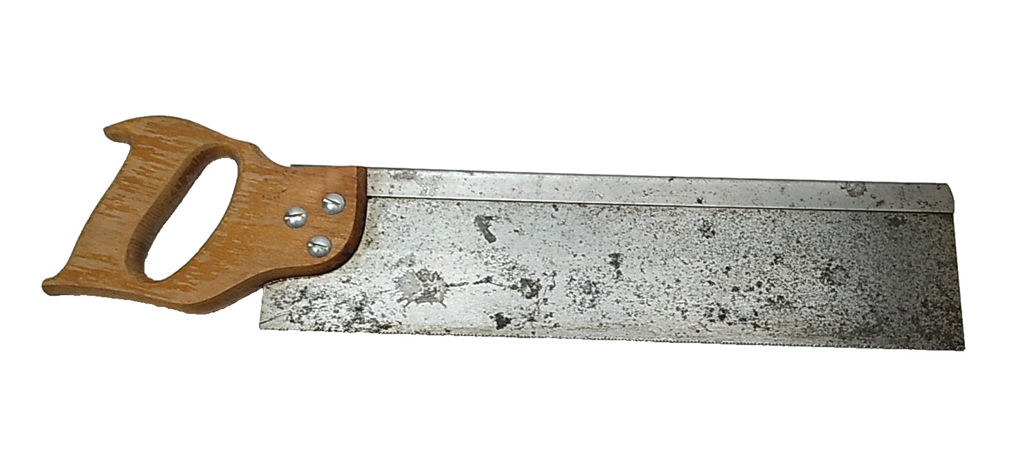 Pennsylvania Saw Corporation No. 78 USA Tempered Spring Steel Miter Box Saw 14”