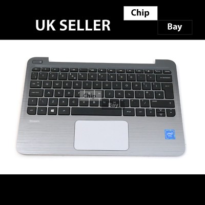 HP STREAM 11-R HANDAUFLAGE MIT TASTATUR TOP GEHÄUSE COVER SILBERGRAU EAY0H00404A