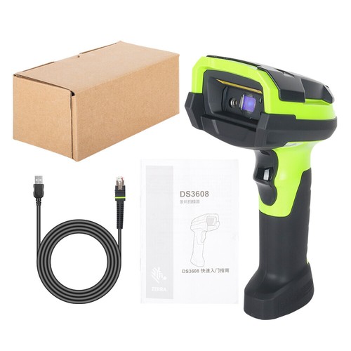 Escáner de código de barras portátil 2D ultra resistente Zebra DS3608-ER20003VZCN con cable USB - Imagen 10 de 10