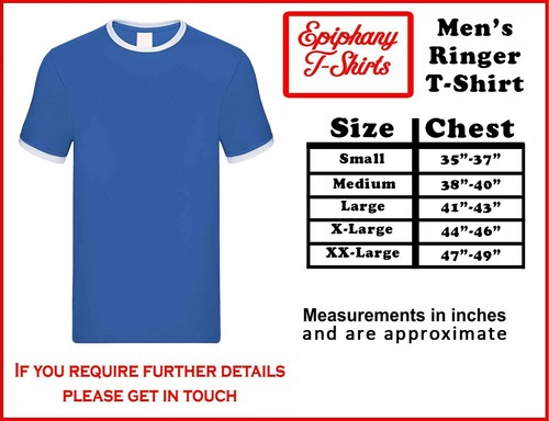 Personalised Men's Ringer T-Shirt Any Place City Country Town County Gift Idea - Picture 2 of 6