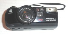 Vintage Minolta Freedom Zoom 35mm Point  Shoot Camera FOR PARTS OR REPAIR ONLY