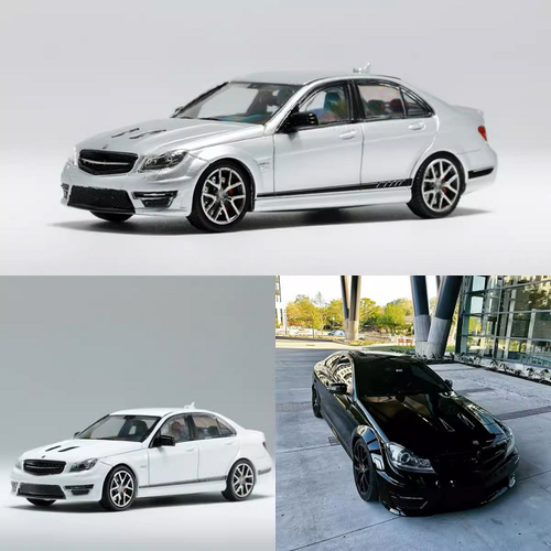 King Modell 1:64 C63 W204 507 Druckguss Modellauto - Bild 1 von 7