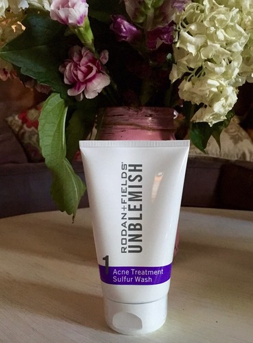 new rodan   and fields unblemished acne treatment sulfur wash