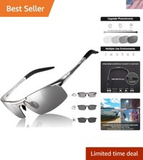Men's Premium Photochromic Sunglasses - Perfect for Sports, Driving Daily Wear