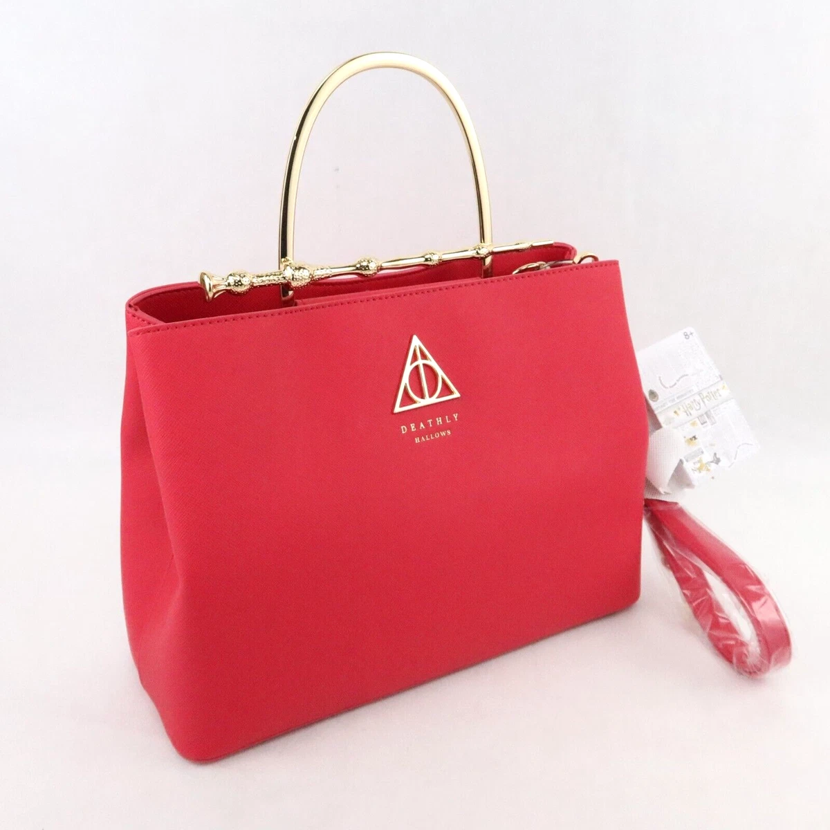 Loungefly Harry Potter Elder Wand Crossbody Purse Handbag Red Deathly Hallows