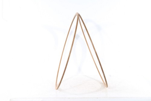 1 x alter DDR Hula Hoop Reifen Holz Sport Vintage Retro 70cm Ø - Bild 3 von 8