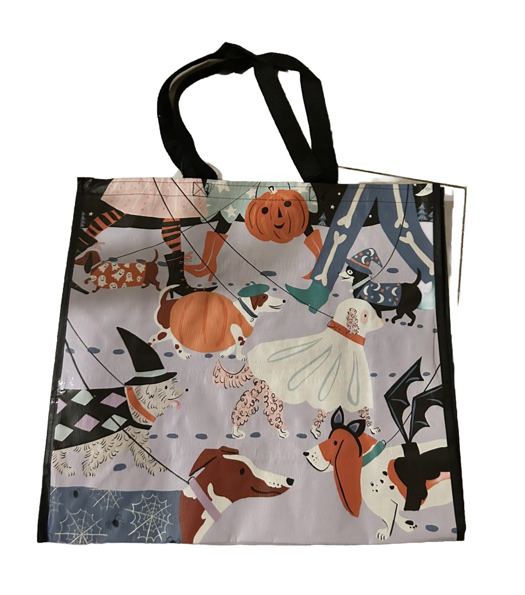 Dogs In Halloween Costumes Reusable Bag Tote Shopper TJ Maxx NEW