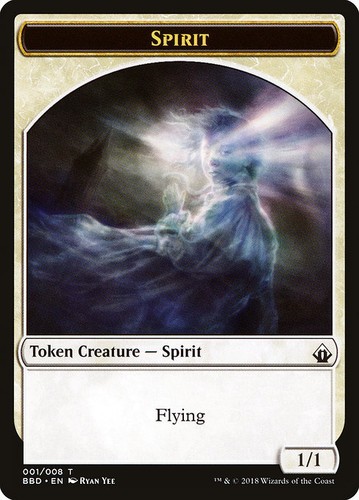 Tokens of Spirit Uncut Foil Token Sheet - Kickstarter Exclusive