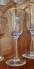 Lenox Hayworth Crystal 8 Wine Glasses Vintage  Gold Trim Hand Blown USA Set 6 oz — photo 3