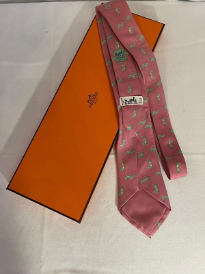 HERMÈS Krawatte 100%Seide TOP Zustand, mit Original Karton