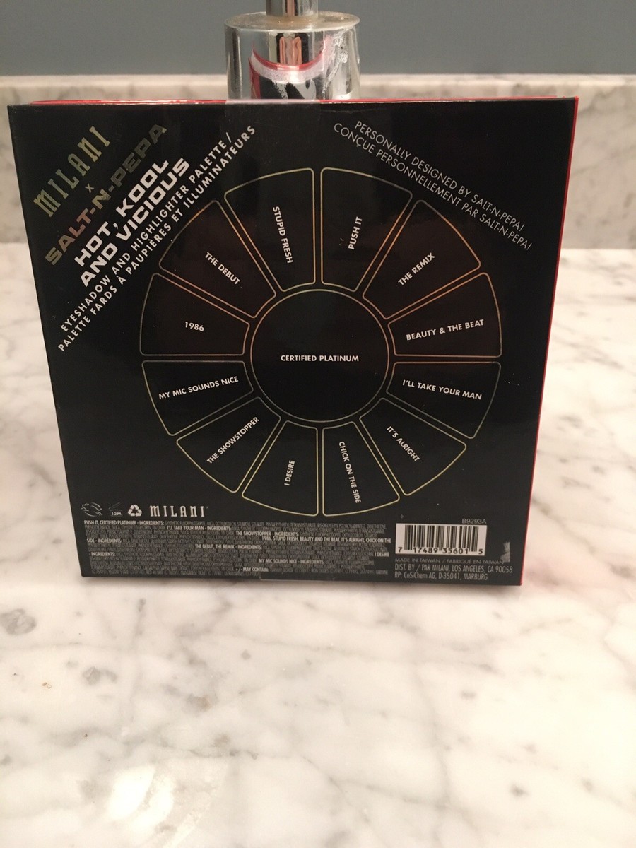 MILANI Salt N' Pepa Hot, Kool & Vicious Eyeshadow & Highlighter