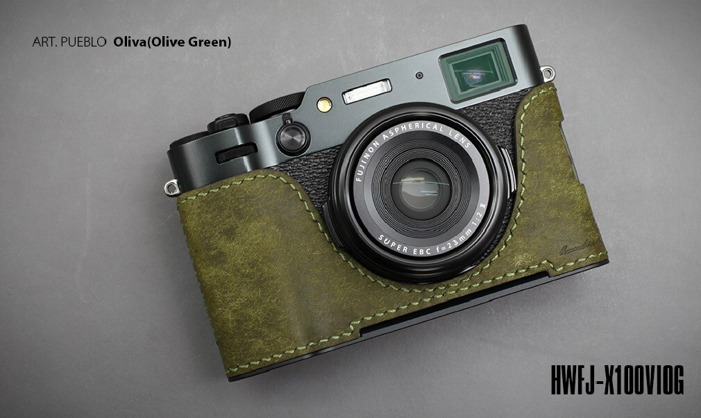 LIM'S Handmade Genuine Leather Camera Half Case For FUJIFILM