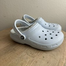 Crocs Classic Lined Clog Light Baby blue Womens Size 6 Mens size 4