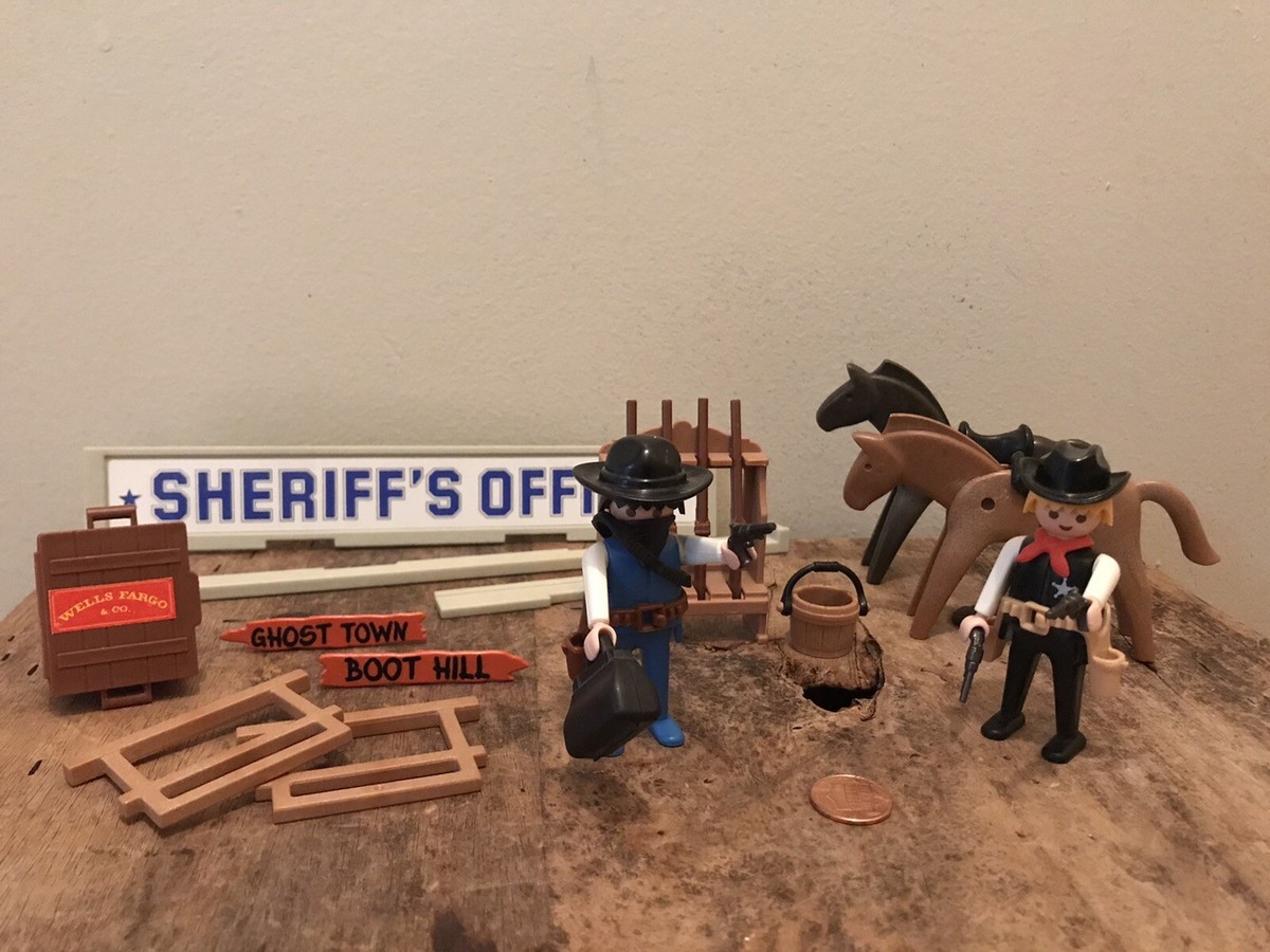 BZ LOT PLAYMOBIL Vintage Soldat Nordiste Western Fort Bravo Tipi Indien