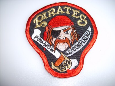 1992 Pirates POW-WOW N C Conference Sew On 2-3/4 x 3 Inch Patch Collectible