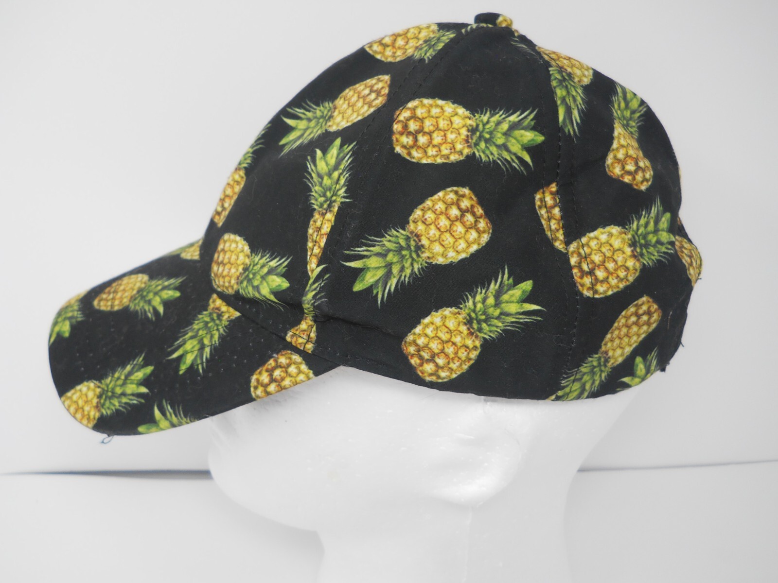 Pineapple Pattern Ball Hat Strapback Lightweight … - image 4