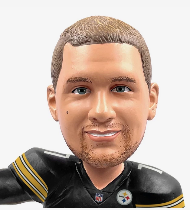 Ben Roethlisberger Pittsburgh Steelers Estadísticas de Carrera Spinning Bobblehead-Edición Limitada Foto 2 de 4