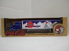Ertl #T717 Coca-Cola Tractor Trailer w/Polar Bears & Seal -11 1/2" Diecast Truck