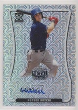 2020 Leaf Metal Draft Silver Mojo Hudson Haskin #BA-HH1 Auto fm0