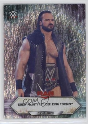 2021 Topps WWE Raw Silver Foilboard Drew McIntyre def King Corbin #75 0h1