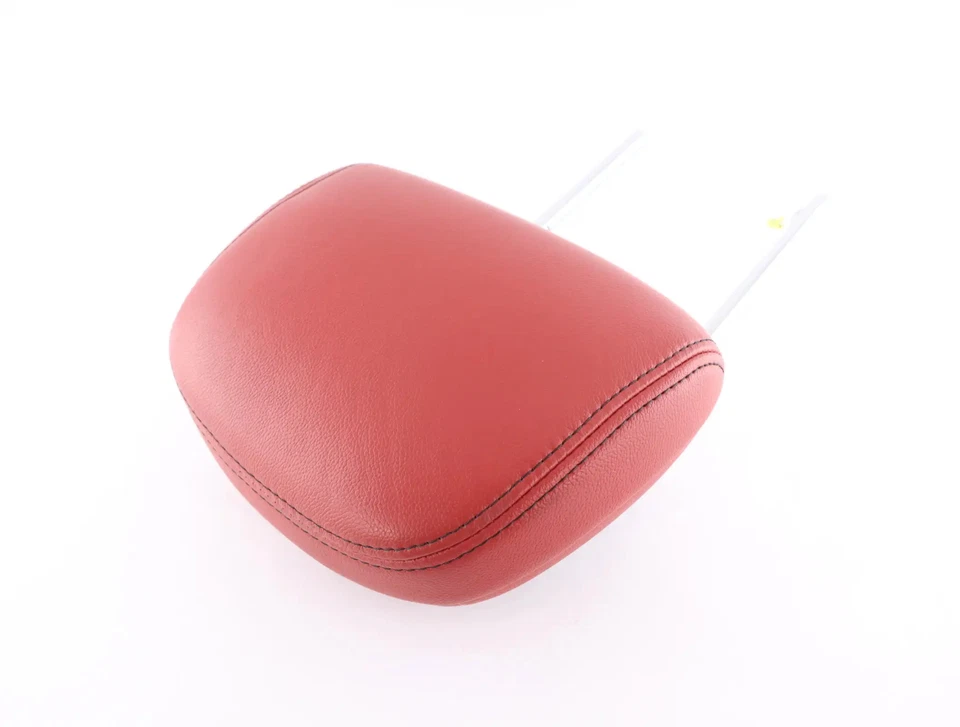 10-12 Jeep Liberty Dodge Nitro reposacabezas delantero conductor o pasajero cuero rojo Foto 3 de 4