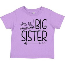 Inktastic I'm The Awesome Big Sister Toddler T-Shirt Children Sis Girl Family