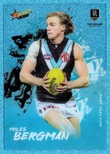 2026 AFL FOOTY STARS ADRENALINE ACETATE CARD - A61 Miles BERGMAN [PORT ADELAIDE]