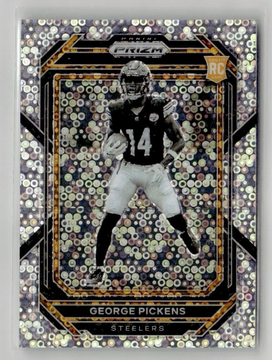 2022 Panini Prizm Variation No Huddle George Pickens #329 Rookie RC