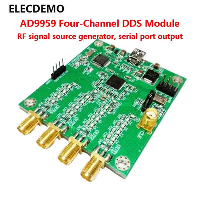 AD9959 module RF Signal Generator Four Channel DDS Module AT Instruction Serial 