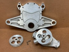 Mr Gasket Lil Johns Stuff Rodware Timing Cover Engine Mount Wp Pulleys Sbc