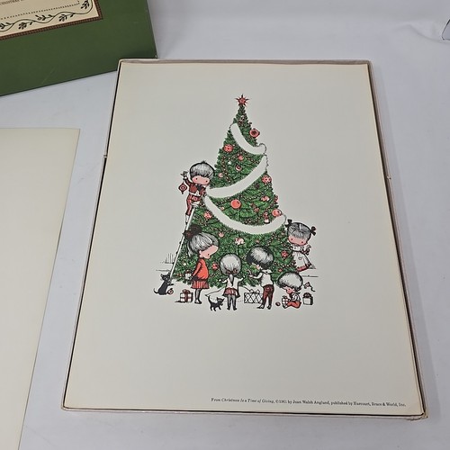 Muestreador vintage JOAN WALSH ANGLUND, 10 impresiones a color en caja resistente 11,25 x 14,25" - Imagen 7 de 16