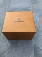 SCATOLA PORTA OROLOGIO IN LEGNO LORENZ CRONOGRAFO VERY RARE BOX WATCH LORENZ