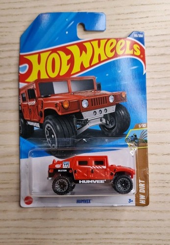 Hot Wheels Humvee 55/250 2025 In Red - Picture 1 of 2