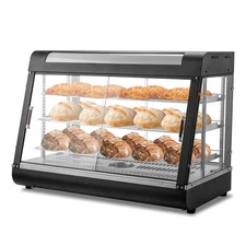 ROVSUN 3 Tier 35" Commercial Heat Food Pizza Warmer Display Show Case Heavy Duty