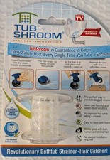 TubShroom  and Sinkshroom Ultra Drain Protector Hair Catcher Strainers New 