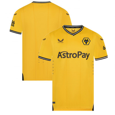 Wolverhampton Wanderers Herren Shirt (Größe XS) Castore Pro Home Top - Neu