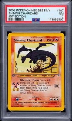 ポケモンカードe リザードン キラ 1st Edition PSA7 リザードン 103