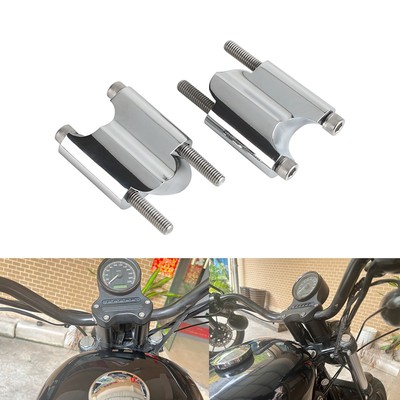 1'' Handlebar Riser 2'' Riser Extension For Harley Sportster Forty-Eight XL1200X