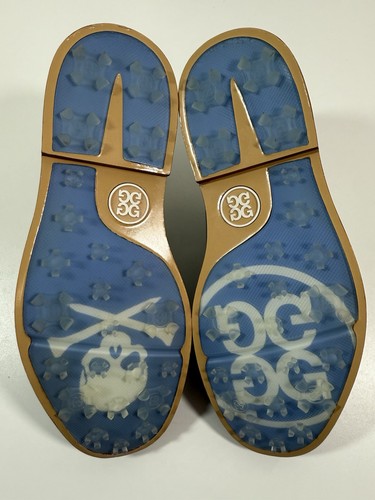 G/Fore Mens Gallivanter Leather Luxe Sole Tuxedo Golf Shoes Snow Size 10 NWOB - Picture 9 of 12