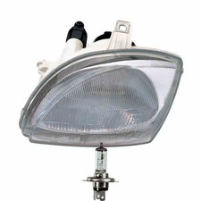 Halogen Scheinwerfer rechts H4 für Fiat Seicento/600 inklusive Lampen