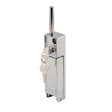Premium-Line U 9997 Aluminum Sliding Patio Door Keyed Bolt Lock Single Pack