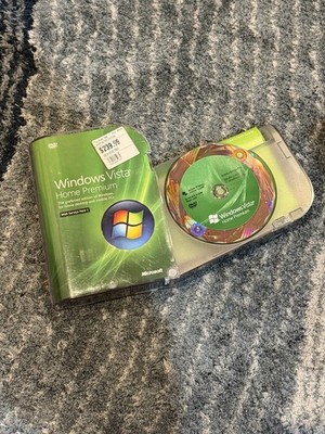 Microsoft Windows Vista Home Premium Full w/SP1 MS WIN 32 Bit DVD